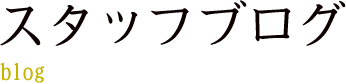 スタッフブログ